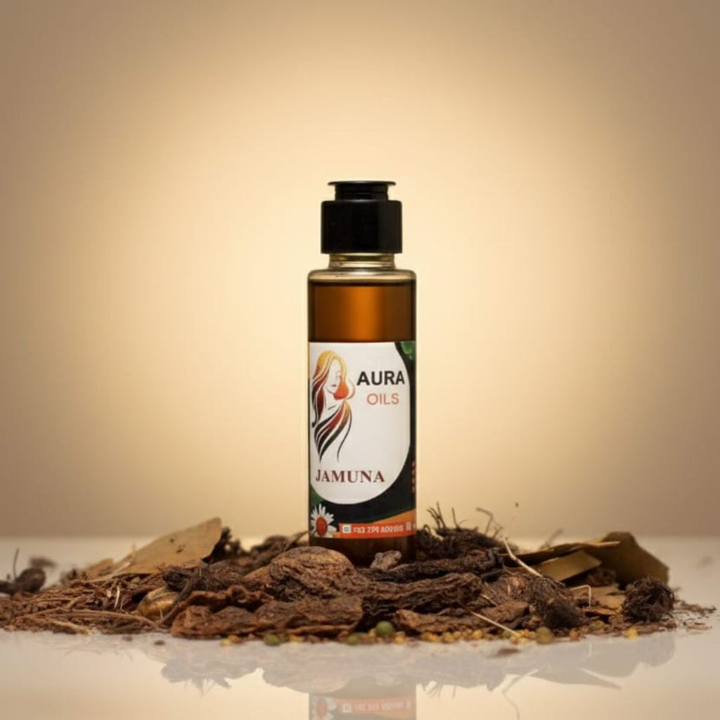 Jamuna Aura Herbal Hair Growth Oil – 100% Natural Hair Regrowth & Nourishing Formula
