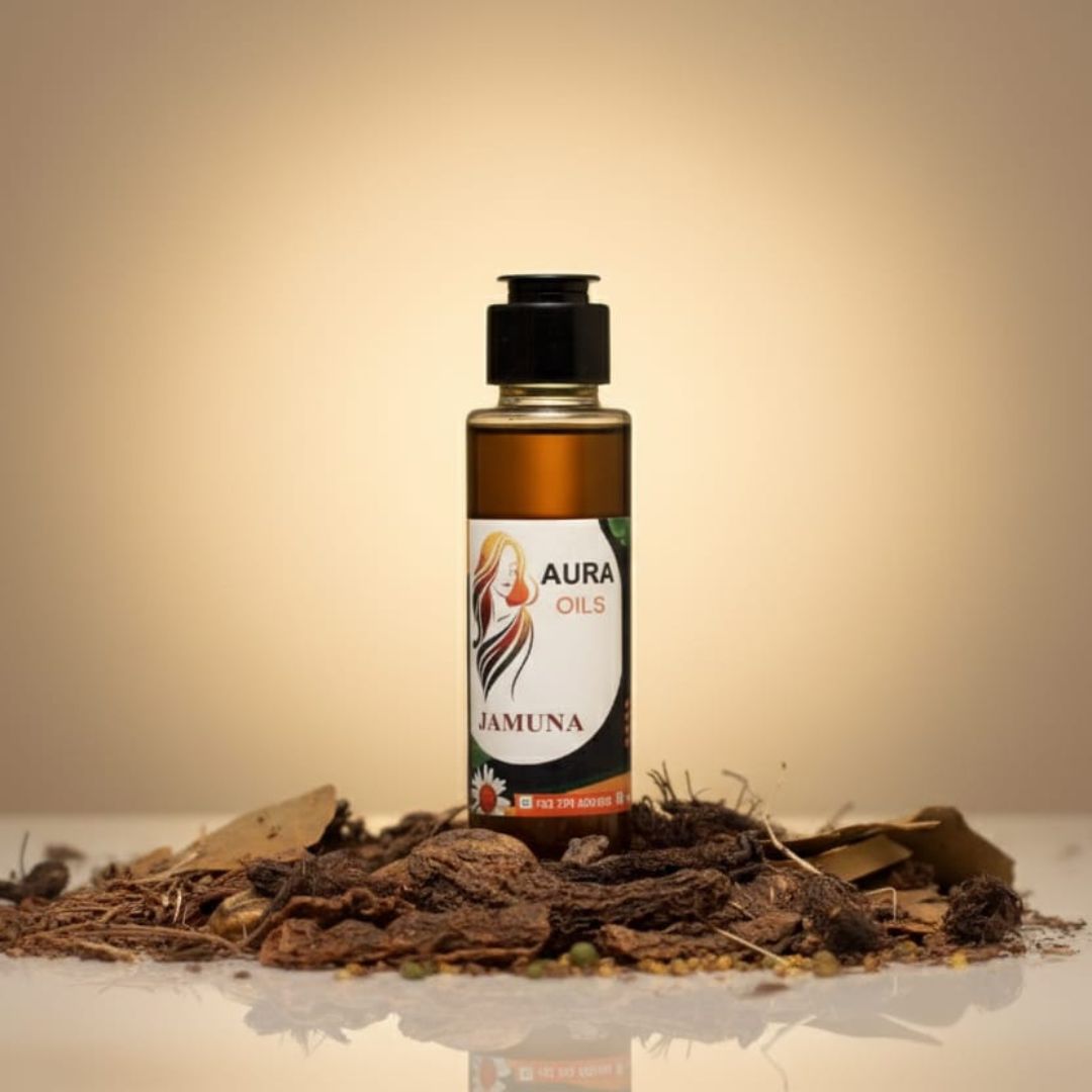 Jamuna Aura Herbal Hair Growth Oil – 100% Natural Hair Regrowth & Nourishing Formula