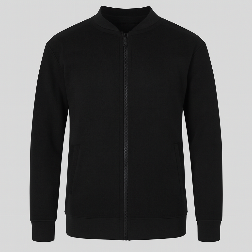 Premium Men’s Zipper Jacket – French Fleece Fabric | Smart, Comfortable & Easy Wash Winter Wear
